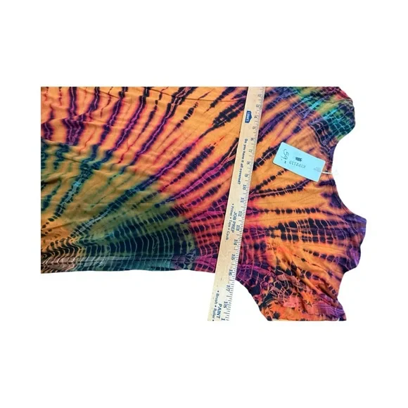 Colorful Tie-Dye Maxi Dress - Picture 7 of 8